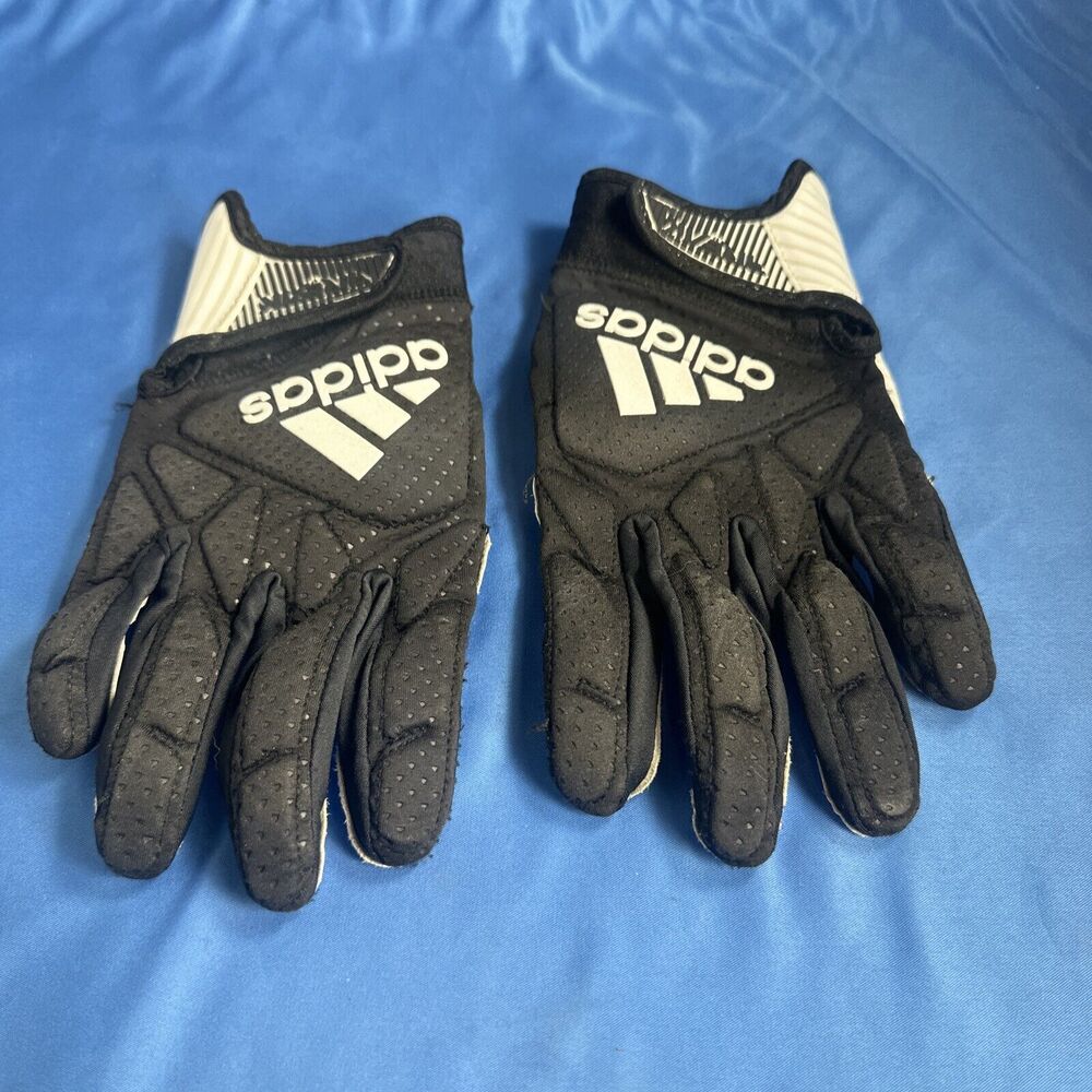 Adidas Freak Adult Football Padded Receiver Linebacker Gloves XL Black